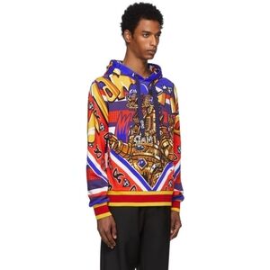 Dolce & Gabbana Multicolor Graphic Hoodie
